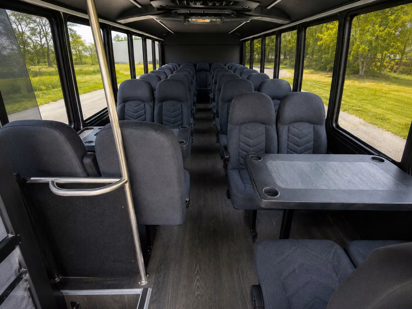 15 passenger minibus interior
