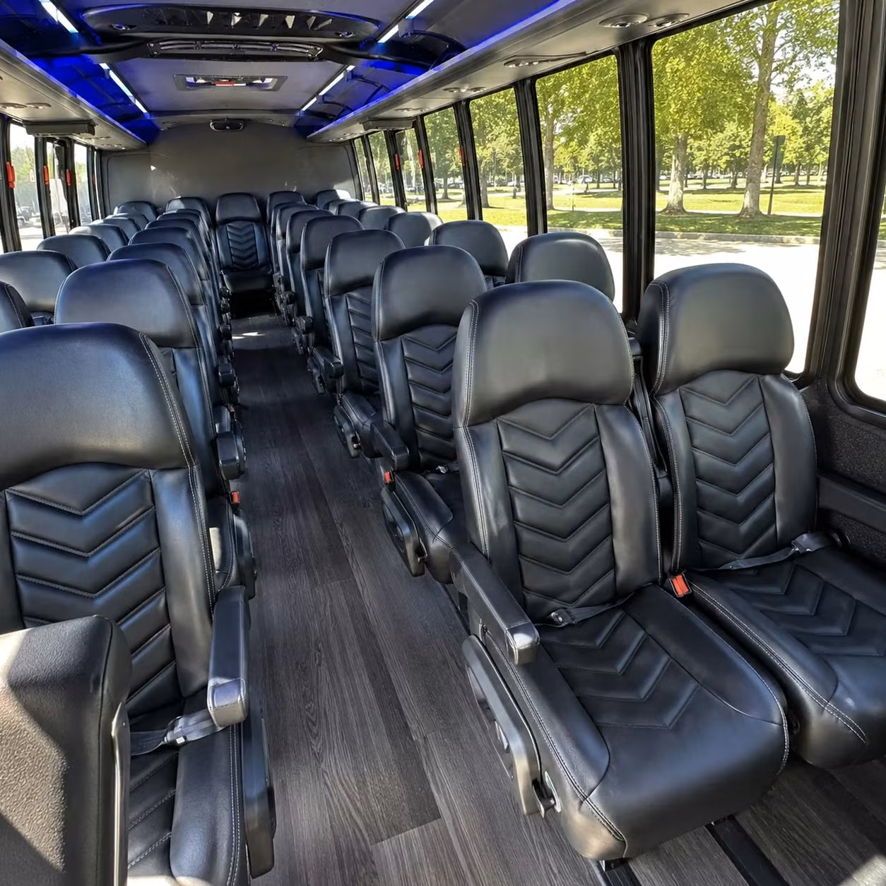 30 passenger minibus interior